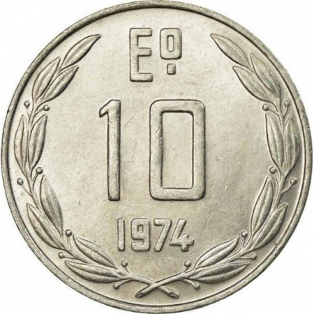 Chile 10 Escudo 1974 Condorul Andin [1]