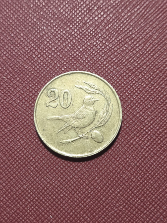 Monede Europa - Cipru 20 centi 1983