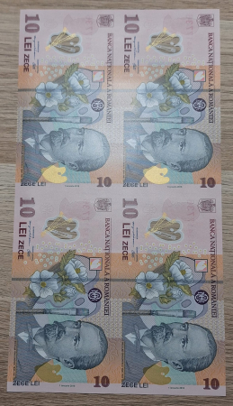 Coala speciala 4x 10 lei 2024, UNC, plic + certificat autenticitate, tiraj 5,000 buc [2]