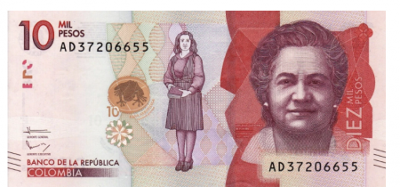 Columbia - Columbia 10000 pesos 2020, necirculata