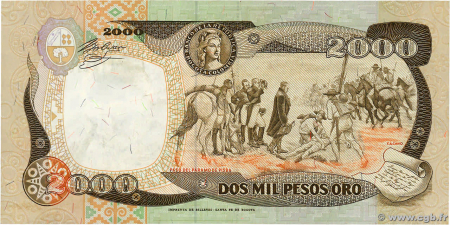 COLUMBIA 2000 pesos 1992, necirculata [1]