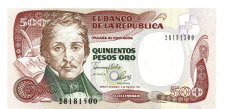 Columbia 500 Pesos 04.01.1993 necirculata [0]