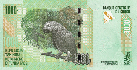 Congo - CONGO 1000 Franci 2022, necirculata