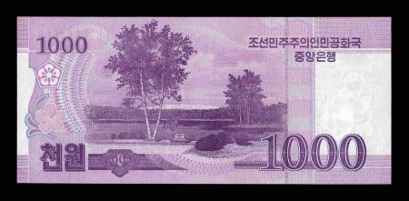 Corea de Nord 1000 Won 2008, necirculata [1]