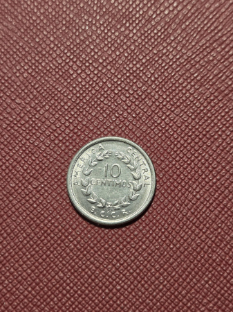 Monede America - Costa Rica 10 centimos 1953