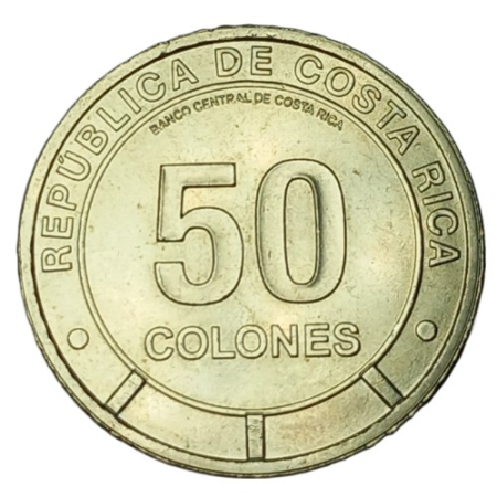 Costa Rica 50 Colones 2023, Broasca de copac cu ochii rosii, UNC [1]