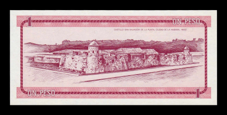 Cuba - Cuba 1 Peso 1985 - Cerificat valutar, Seria A, necirculat