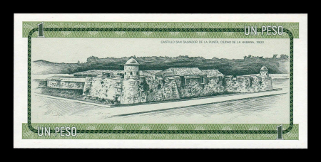 Cuba - Cuba 1 Peso 1985 - Cerificat valutar, Seria B, necirculat