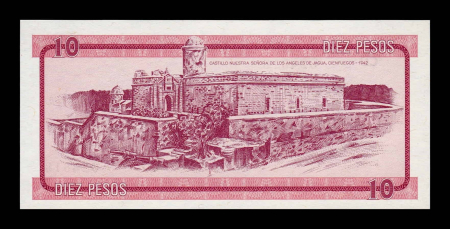 Cuba - Cuba 10 Pesos 1985 - Cerificat valutar, Seria A, necirculat