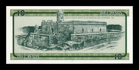 Cuba - Cuba 10 Pesos 1985 - Cerificat valutar, Seria B, necirculat
