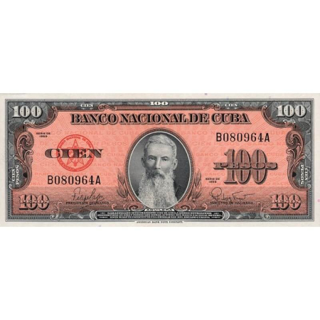 Cuba - Cuba 100 Pesos 1960, UNC