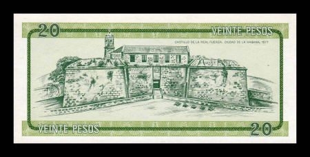 Cuba - Cuba 20 Pesos 1985 - Cerificat valutar, Seria B, necirculat