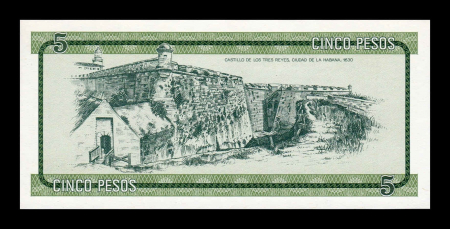 Cuba - Cuba 5 Pesos 1985 - Cerificat valutar, Seria B, necirculat