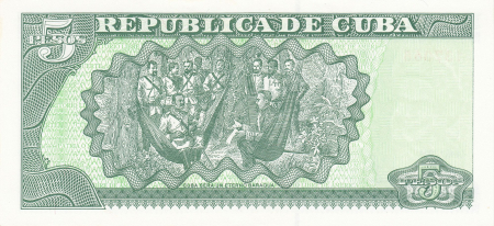 Cuba 5 Pesos 1997-2020, necirculata [1]
