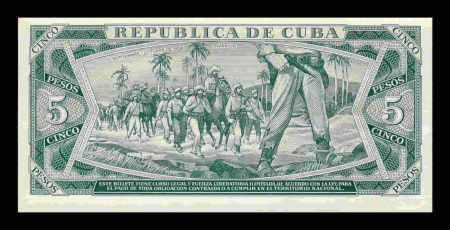 Cuba - Cuba 5 Pesos Antonio Maceo 1970 Specimen, necirculata