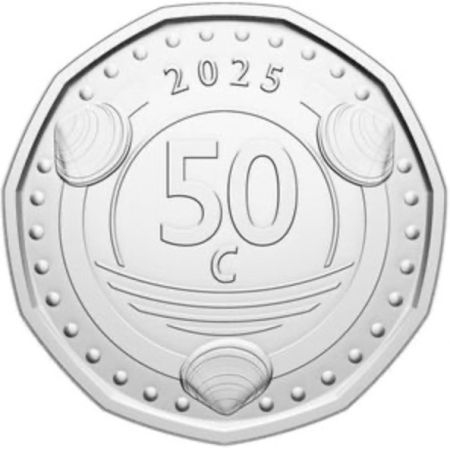 Curacao  50 Centavos 2025, colorata, necirculata [1]