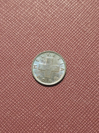 Elvetia 1 rappen 1968 [1]