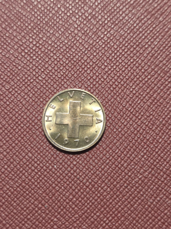 Elvetia 1 rappen 1970 [1]