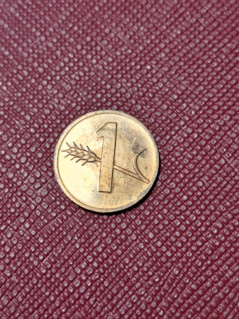 Elvetia 1 rappen 1977 [1]