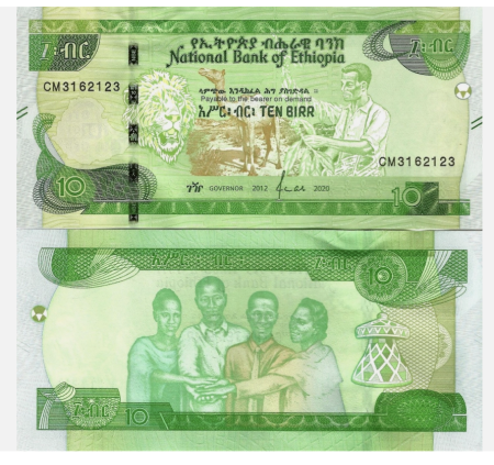 Bancnote Africa - Etiopia 10 Birr 2020, necirculata