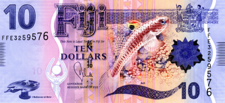 Bancnote Australia si Oceania - Fiji 10 Dolari 2013, necirculata