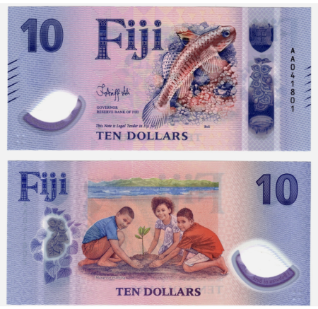 Bancnote - Fiji 10 Dolari 2026, polimer, necirculata