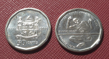 Monede Australia si Oceania - Fiji 50 centi 2013, Iliesa Delana, UNC