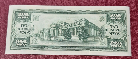 Filipine 200 Piso 1949, rara, necirculata [1]