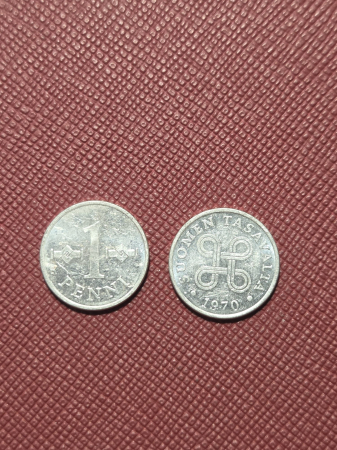 Monede Europa - Finlanda 1 penni 1969-1973