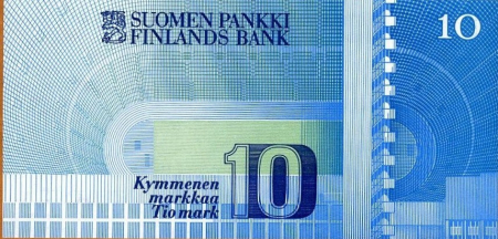 Finlanda 10 Markkaa 1986, necirculata [1]
