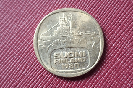 Monede Europa - Finlanda 5 markkaa 1980, necirculata