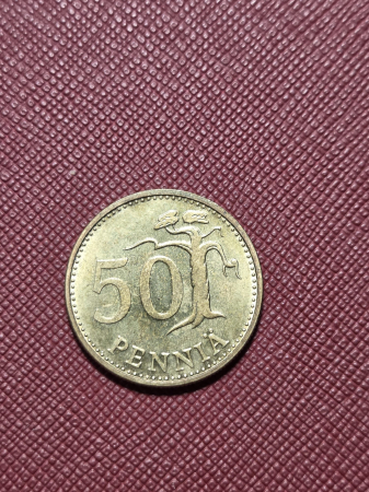 Monede - Finlanda 50 pennia 1963