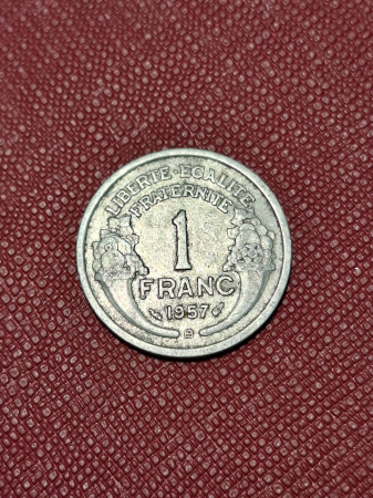 Franta 1 franc 1957 [1]