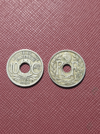 Monede Europa - Franta 10 centimes 1918-1934