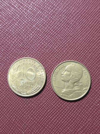 Monede straine - Franta 10 centimes 1963-1973