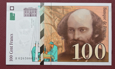 Franta - Franta 100 franci 1997, Paul Cezanne, UNC