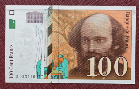Franta - Franta 100 franci 1997, Paul Cezanne, UNC