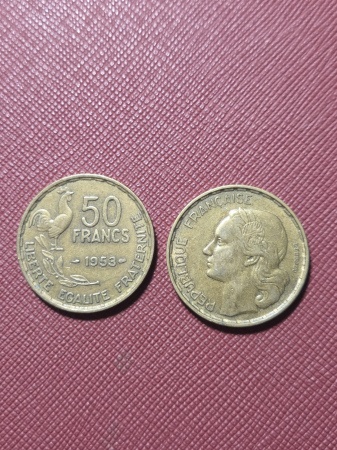 Monede straine - Franta 50 franci 1951-1953