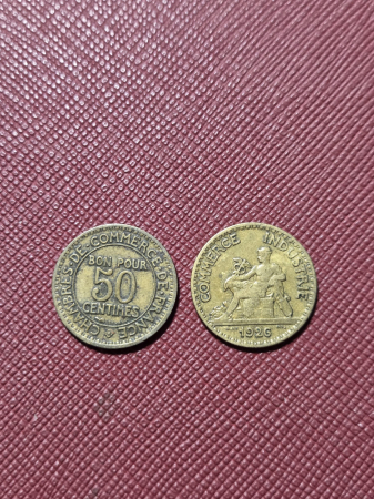 Monede Europa - Franta bun pentru 50 centimes 1926