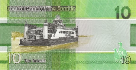 Gambia 10 Dalasis 2023, necirculata [1]