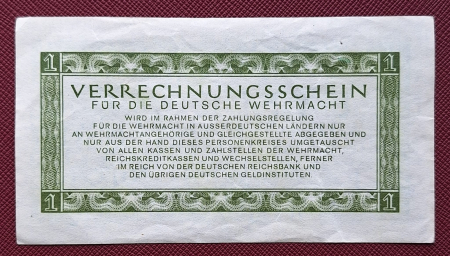 Germania 1 Reichsmark 1944, aproape necirculata [1]