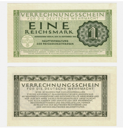 Germania - Germania 1 Reichsmark 1944, necirculata
