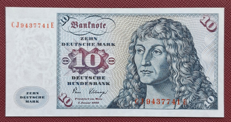 Germania - Germania 10 mark 1980, UNC-