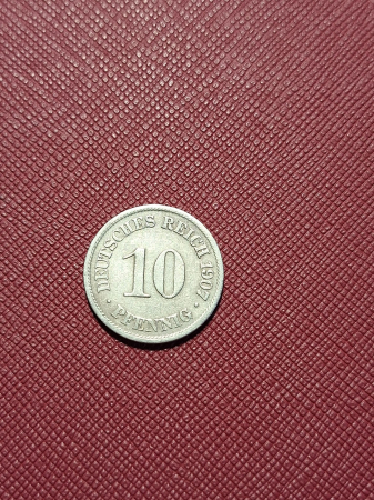 Monede - Germania 10 pfennig 1907