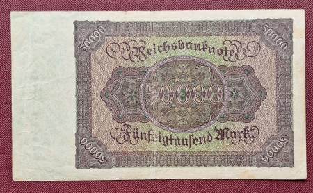 Germania 50000 marci 1922, circulata [1]