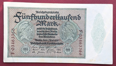 Germania 500000 mark 1923, aproape necirculata [2]