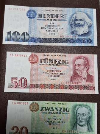 Germania, set 5,10,20,50,100 marci 1971-1975, necirculate [1]