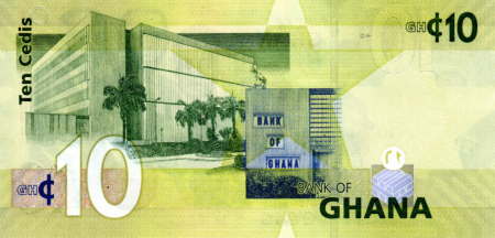GHANA 10 cedis 2015, necirculata [1]
