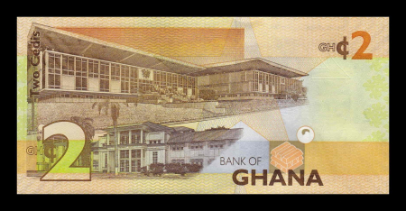 Ghana 2 cedis 2015, necirculata [1]