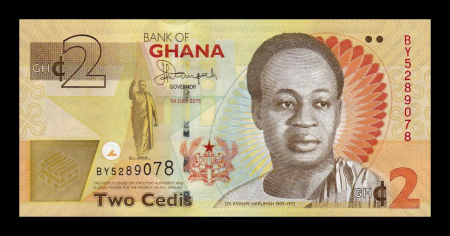 Ghana - Ghana 2 cedis 2015, necirculata